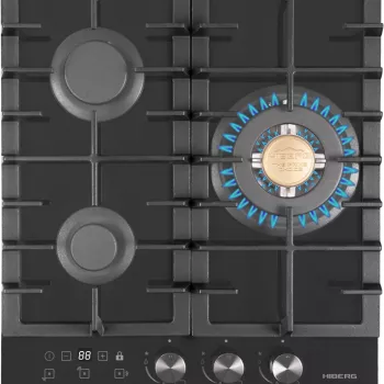 Варочная поверхность HIBERG VM 4535 B Цвет: черный - Встраиваемая бытовая техника для кухни