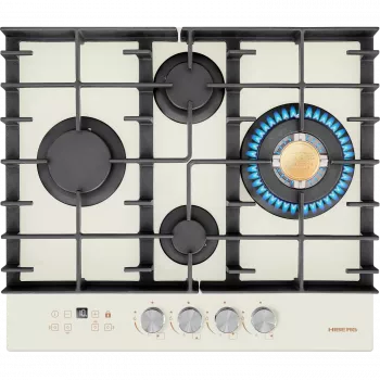 Варочная поверхность HIBERG VM 6145 RY Цвет: бежевый - Встраиваемая бытовая техника для кухни
