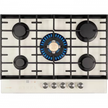 Варочная поверхность HIBERG VM 7155 Y Цвет: бежевый - Встраиваемая бытовая техника для кухни