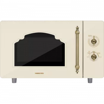 Микроволновая печь HIBERG i-VM 4582 YR Цвет: бежевое стекло - Встраиваемая бытовая техника для кухни