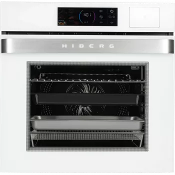 Духовой шкаф HIBERG S-VM 6415 W SMART Цвет: белый - Встраиваемая бытовая техника для кухни