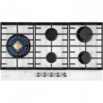 Варочная поверхность HIBERG VM 9155 W Цвет: белый - Встраиваемая бытовая техника для кухни