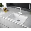 Мойка Paulmark DECORATION 76, PM937650-WH, White - Встраиваемая бытовая техника для кухни 