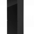 Холодильник HIBERG RFC-400DX NFGB inverter Цвет: черное стекл - Встраиваемая бытовая техника для кухни 