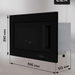 Микроволновая печь встраиваемая LEX BIMO 20.07 BL - Встраиваемая бытовая техника для кухни 