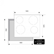 Электрическая варочная поверхность EVH 641 BL  - Встраиваемая бытовая техника для кухни 