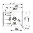 Кухонная мойка Franke CNG 611/211-62 белый - Встраиваемая бытовая техника для кухни 