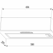 Вытяжка GS BLOC LIGHT 600 INOX - Встраиваемая бытовая техника для кухни 