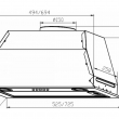 Вытяжка GS BLOC P 600 INOX - Встраиваемая бытовая техника для кухни 