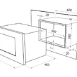 Микроволновая печь AKPO MEA 92508 SEA07 IX - Встраиваемая бытовая техника для кухни 