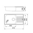 Кухонная Мойка FRANKE LNX 611-44 Стоп-Вентиль - Встраиваемая бытовая техника для кухни 