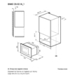 Микроволновая печь встраиваемая LEX BIMO 20.02 IX  - Встраиваемая бытовая техника для кухни 