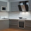 Вытяжка Krona TALLI 900 INOX/BLACK GLASS 3P - Встраиваемая бытовая техника для кухни 