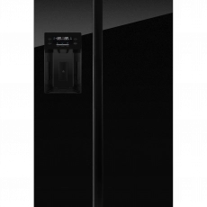 Холодильник HIBERG RFS-650DX NFGB Inverter Цвет: черное мерцающее стекло - Встраиваемая бытовая техника для кухни 