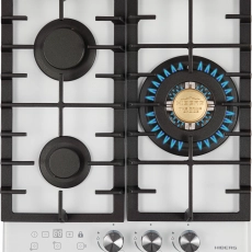 Варочная поверхность HIBERG VM 4535 W Цвет: белый - Встраиваемая бытовая техника для кухни 