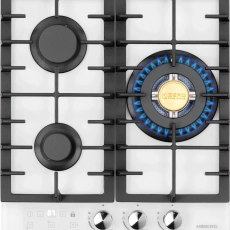 Варочная поверхность HIBERG VM 4235 W Цвет: белый - Встраиваемая бытовая техника для кухни 