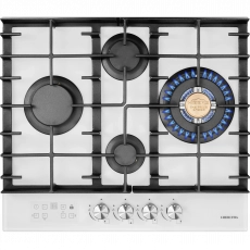 Варочная поверхность HIBERG VM 6245 W Цвет: белый - Встраиваемая бытовая техника для кухни 