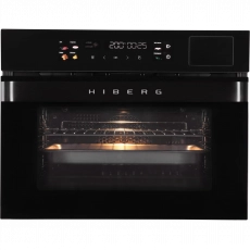 Духовой шкаф HIBERG S-VMF 5515 B SMART Цвет: черный - Встраиваемая бытовая техника для кухни 
