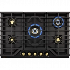 Варочная поверхность HIBERG VS 8555 B Цвет: черный матовый - Встраиваемая бытовая техника для кухни 