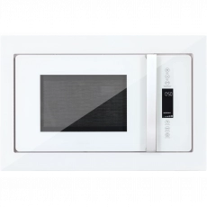 Встраиваемая микроволновая печь HIBERG i-VM 8505 W Цвет: белое стекло - Встраиваемая бытовая техника для кухни 