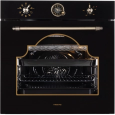 Духовой шкаф HIBERG VM 6392 BR Цвет: черный / прозрачный - Встраиваемая бытовая техника для кухни 