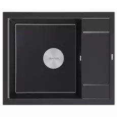 Мойка Paulmark FLUGEN 50-600 PM216050-BLM, черный металлик - Встраиваемая бытовая техника для кухни 