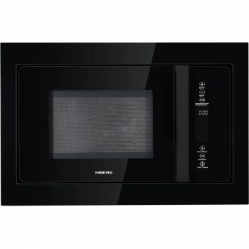 Встраиваемая микроволновая печь HIBERG i-VM 8505 B Цвет: черное стекло - Встраиваемая бытовая техника для кухни 